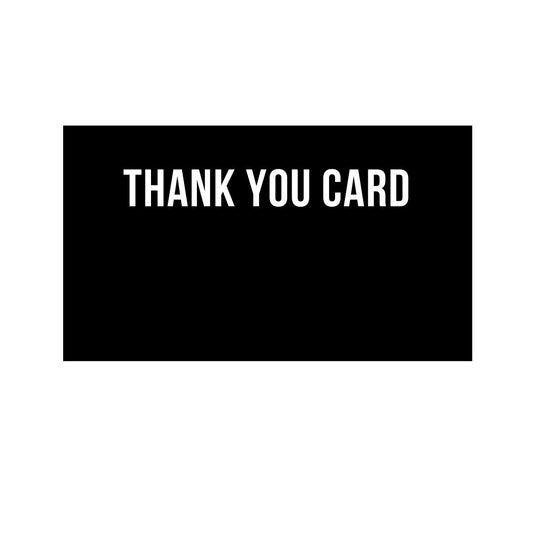 Thank you card